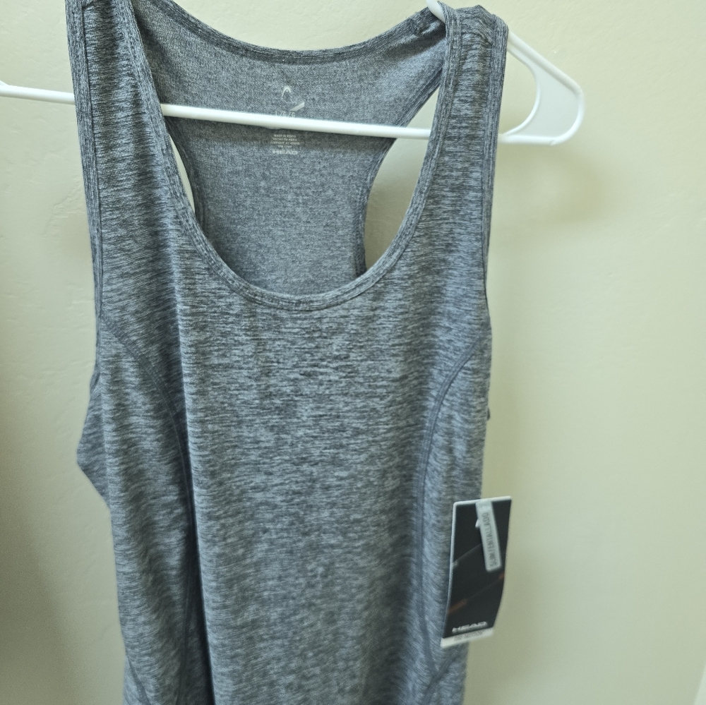 HEAD Gray Women's Athletic Tanktop